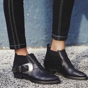Black Free People Boots